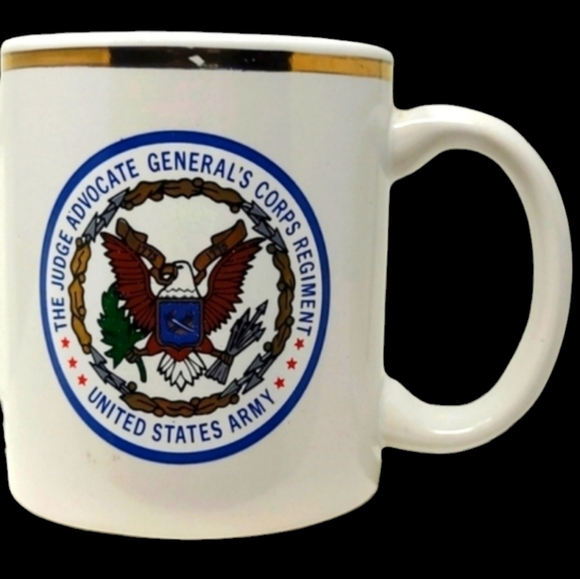 UNITED STATES ARMY-THE JUDGE ADVOCATE GENERAL'S CORPS REGIMENT-COFFEE MU… - Picture 1 of 9